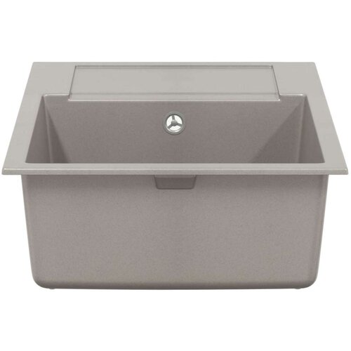  Umivalnica Siva 780 x 500 mm 80% Kvarc in 20% Smola - - Siva - 18.45 - 780 x 500 mm - 2025-vidaXL-Uvoz_2 Slike