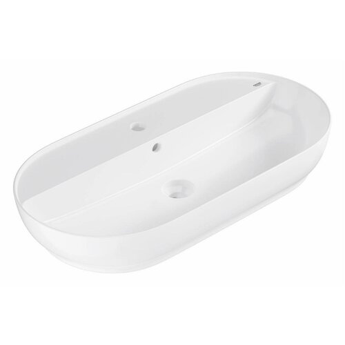 Grohe 103571SH00 Essence 80 x 40 cm ovalni nadpultni umivalnik z odprtino za armaturo Cene