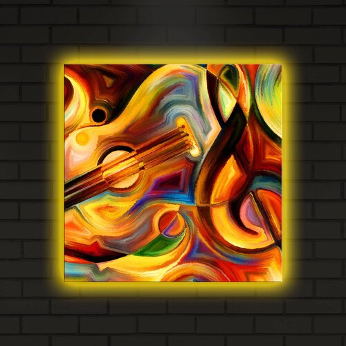 Wallity Zidna slika sa LED osvetljenjem 4040DACT-15, 40x40 cm Cijene
