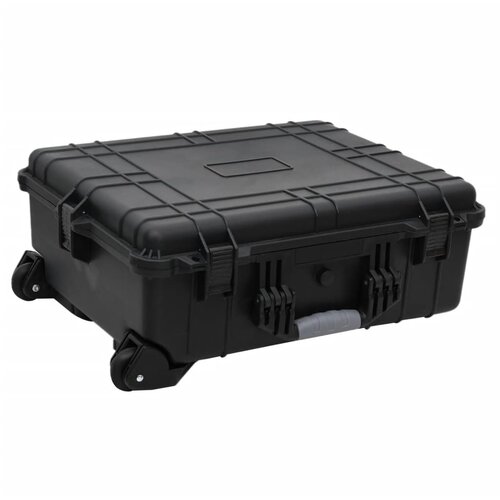  Kovčeg s kotačima crni 63 x 50 x 23 cm od PP-a Cijene