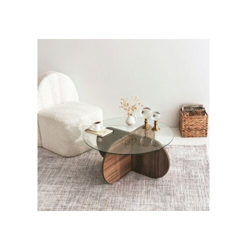 Hanah home Bubble Sapphire Klub sto, 75x35x75cm, Orah Cene