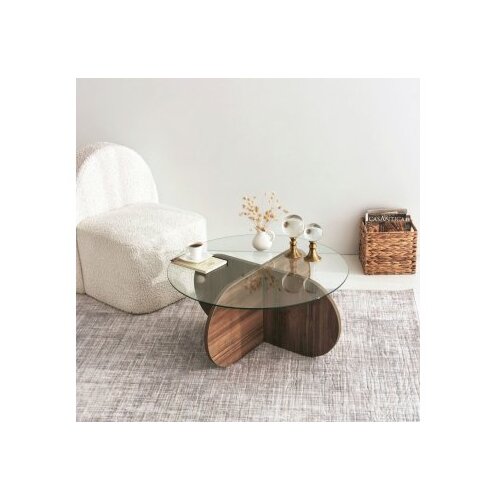 Hanah home Bubble - Walnut klubska mizica, (20784541) Cene