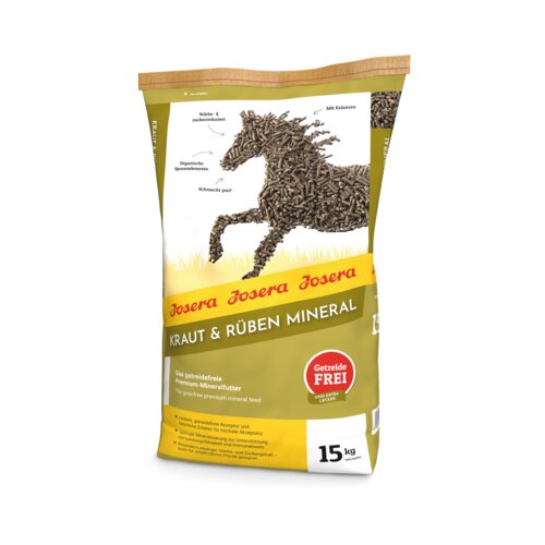 Josera Kraut & Rüben Mineral - mineralna mešanica z lanom in vlakninami - 15 kg Cene