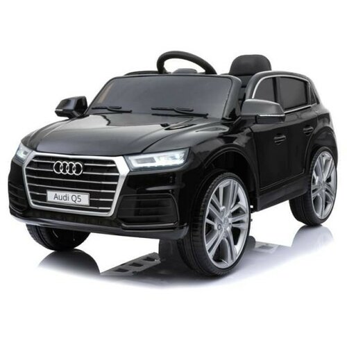 Audi Q5 2019 Licencirani auto na akumulator sa kožnim sedištem i mekim gumama - Crni Cene