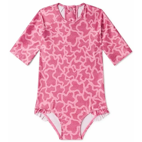 Tous Jednodijelni kupaći kostim za bebe boja: ružičasta