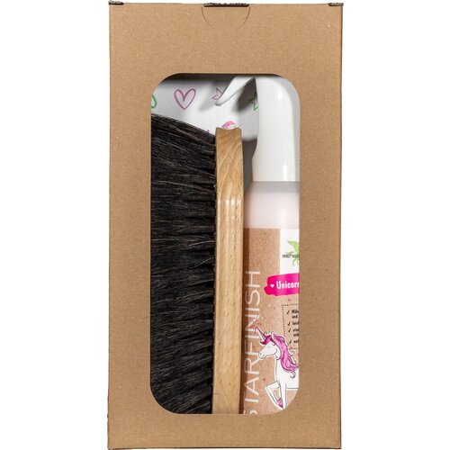 Bense &amp;amp; Eicke Darilni set - krtača &amp;quot;GlanzElse&amp;quot; + StarFinish *Unicorn Edition* - 1 set Slike