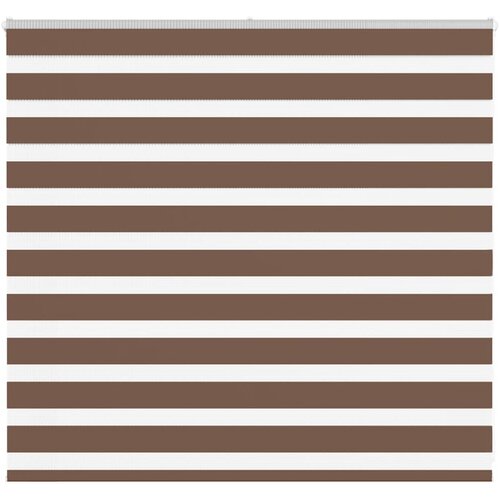 vidaXL Zebra zavesa rjava 160x100 cm širina blaga 155,9 cm poliester, (5000298229) Cene