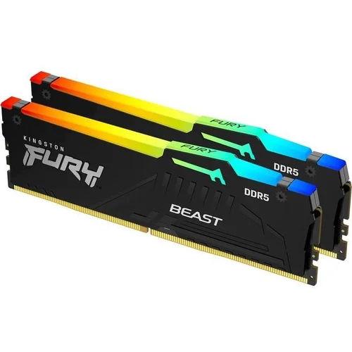 Kingston MEM DDR5 32GB (2×16) 5200MHz FURY Beast RGB KF552C40BBAK2-32