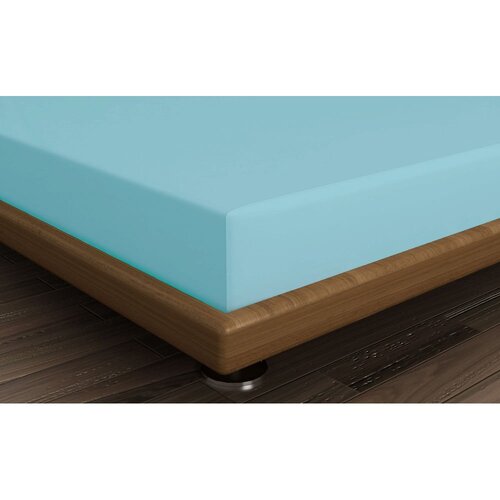 Mijolnir Turkizna napenjalna bombažna rjuha 140x200 cm &amp;ndash; Slike