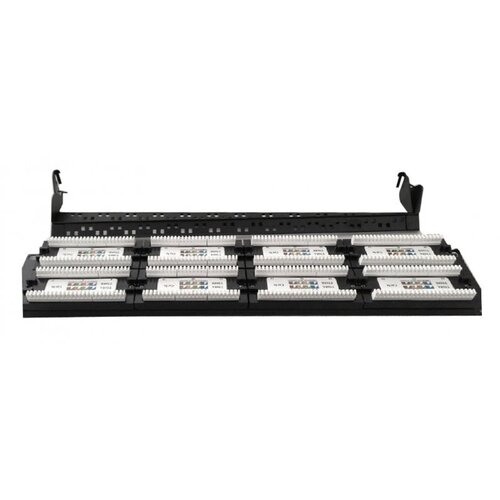 Gembird NPP-C648CM-001 Konektor 48 porta patch panel, Cate Crni Cene