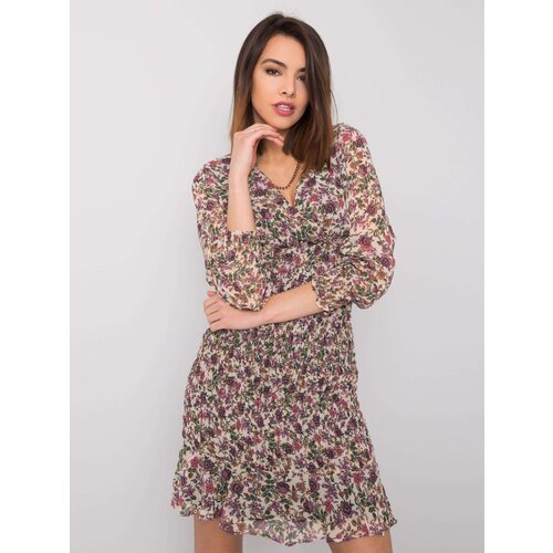 RUE PARIS Dress-328-SK-50024.53-light beige Slike