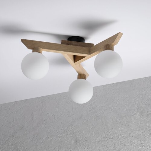  plafonski luster antonio 3xG9/5W/230V hrast/bela Slike