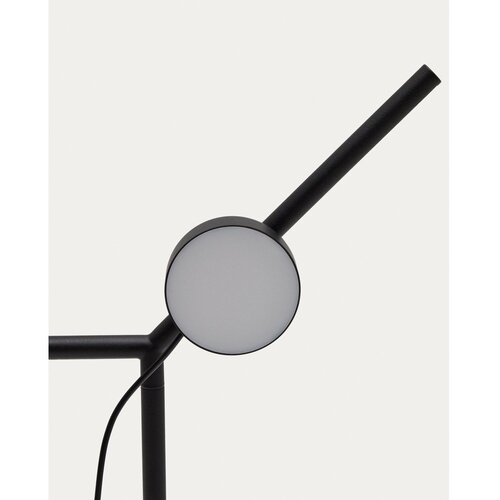 Kave Home Črna LED zatemnitvena stoječa svetilka (vi&amp;scaron;ina 160 cm) Orey &amp;ndash; Slike