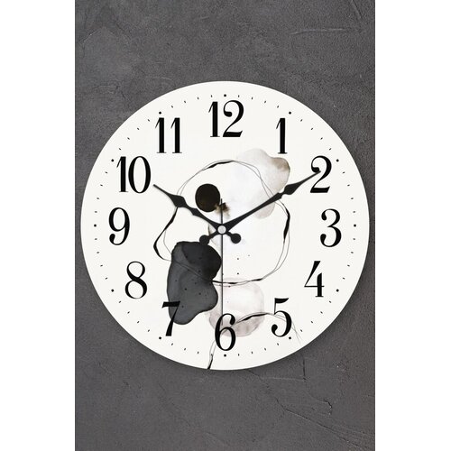 Wallity Zidni sat Myk1383-06, 36x36 cm, Bijeli Cene