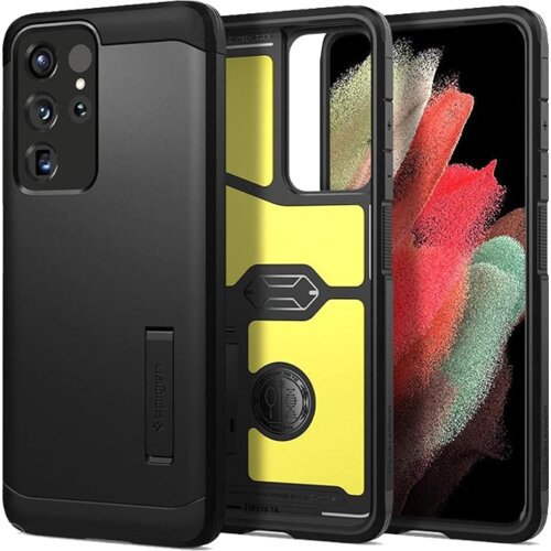  Spigen Tough Armor Samsung Galaxy S21 Ultra 5G Black Cene