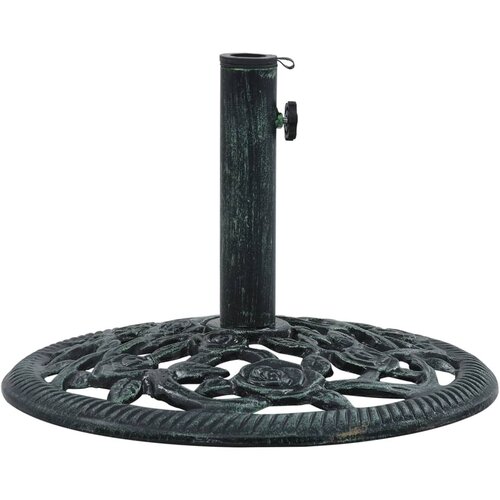 vidaXL Stojalo za senčnik zeleno 9 kg 40 cm lito železo Cene