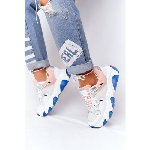 Kesi Sport Shoes On A Chunky Sole GOE HH2N4034 White-Pink Slike