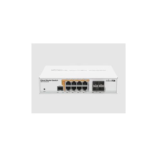 MikroTik CRS112-8P-4S-IN Switch, 8x Giga PoE, 4x SFP Cene