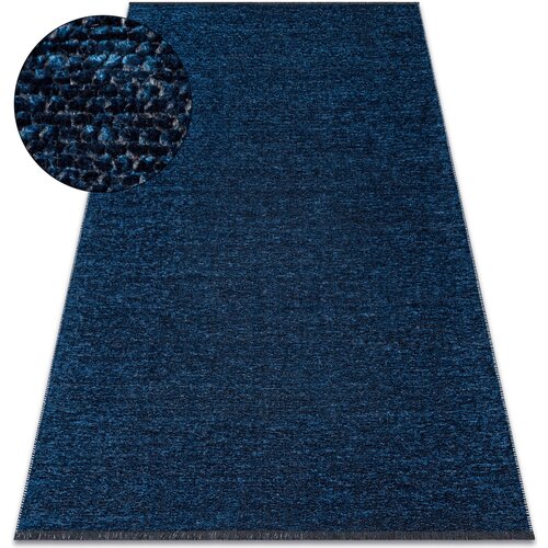 RugsX Preproge Preproga FLORENCE 24021 Enobarvna, glamur, ravno t 135x190 cm Modra Cene