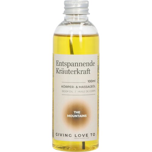  Ulje za tijelo i masažu "Opu&scaron;tajuća biljna snaga" - The Mountains - 100 ml Cijene