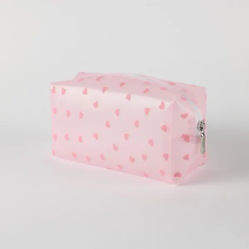 BE CUTE prozirni neseser srca, roze 18x8x10cm Cijene