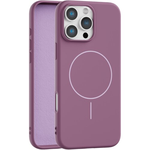 Apple velvet touch magsafe maska za iphone 15 pro - ljubičasta Cene