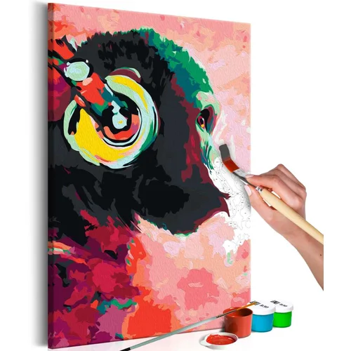  Slika za samostalno slikanje - Monkey In Headphones 40x60