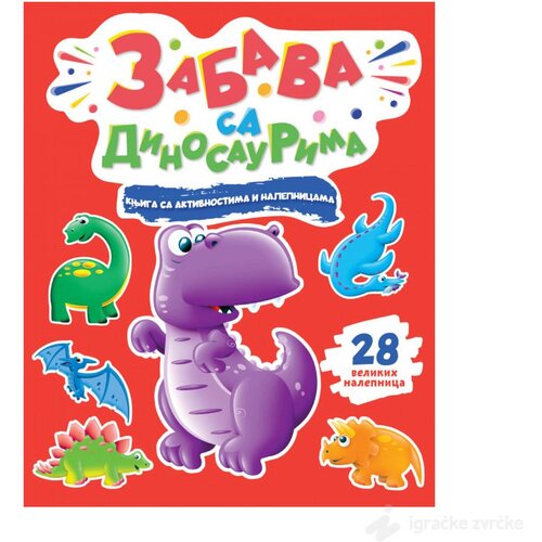VULKAN Knjige za decu Nalepnice i aktivnosti: Zabava sa dinosaurusima Cene
