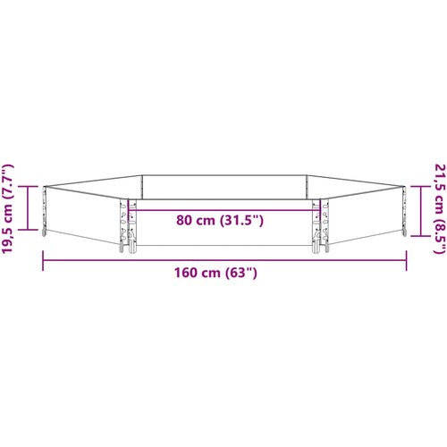 VidaXL Okvir za palete &amp;scaron;esterokutni smeđi 160x160 cm masivna borovina Slike