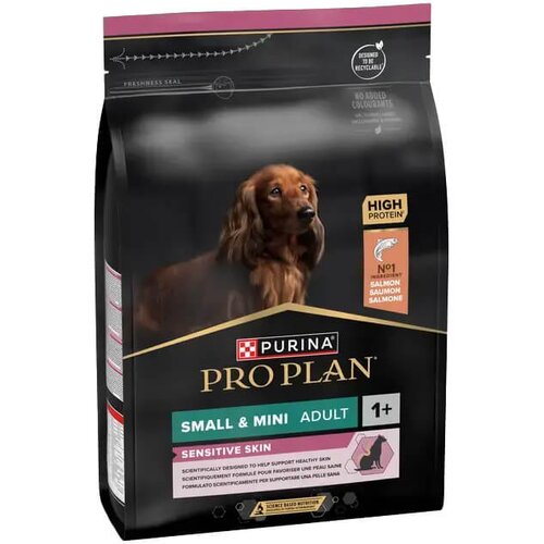 Purina PRO PLAN Sensitive Skin Small & Mini Adult Salmon - hrana za odrasle pse malih i veoma malih rasa sa lososom (700g, 3kg, 7kg) 7kg Cene