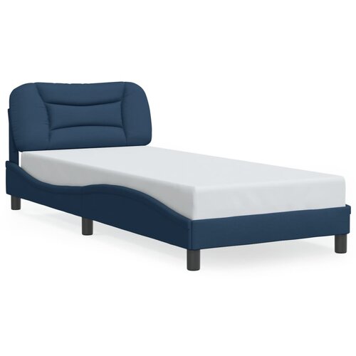 Maison Chic Postelja za odrasle - Posteljni Okvir brez vzmetnice modra 90x190 cm tkanina, (22082026) Cene