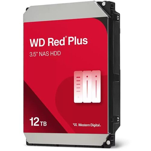 Western Digital 12TB 3.5 inča SATA III 512MB 7200 120EFGX Red Plus hard disk Cene