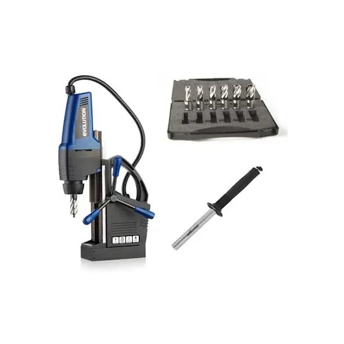 Evolution magnetna bu&scaron;ilica 42mm 1200W EVO42 + POKLON set frezera + magnetni skupljač opiljaka EVO-CYCLONE u koferu 095-0004A Cene