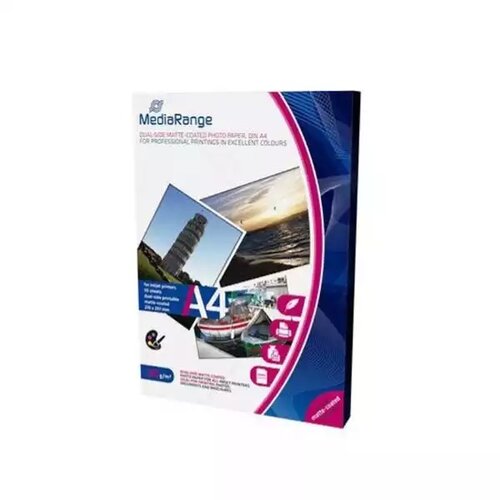 Mediarange Foto papir mat 250g Dualside Cene