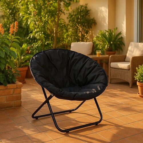 LEMON Sklopiva gnezdo stolica 80x80x76cm crna LP-718000C Slike