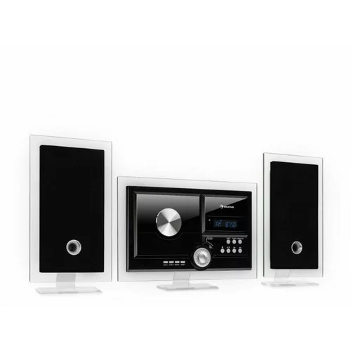 Auna Stereo Sonic, DAB + stereo sistem, DAB +, CD predvajalnik, USB, BT, črna barva