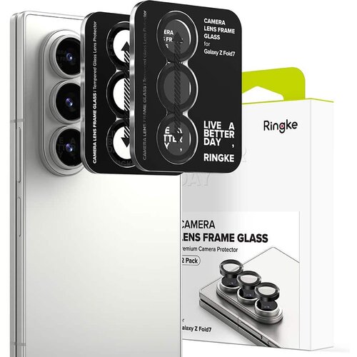 Ringke Samsung Galaxy Z fold 7 staklo za za&scaron;titu okvira objektiva ( 2 kom. ) crno Cijene