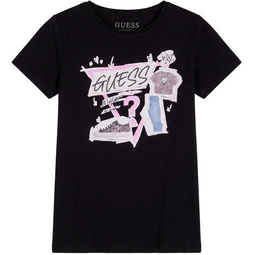 Guess SS T-SHIRT_LOGO Crna Slike