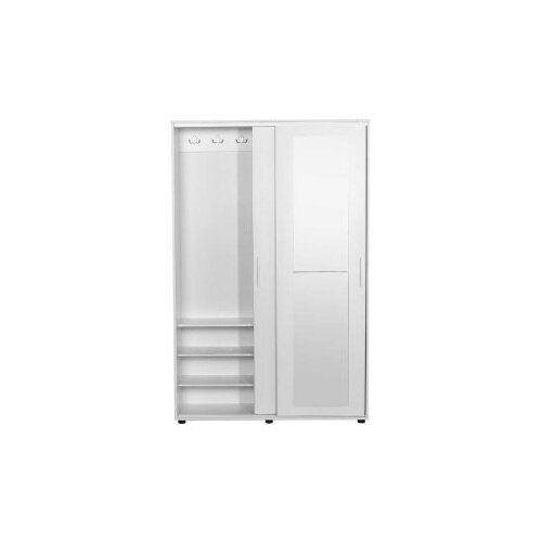 Hanah home Klizni plakar Prt-620-Bb-3, 120x38x187 cm, Beli Slike