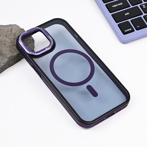  torbica magsafe trendy za iphone 15 6.1 ljubicasta Cene