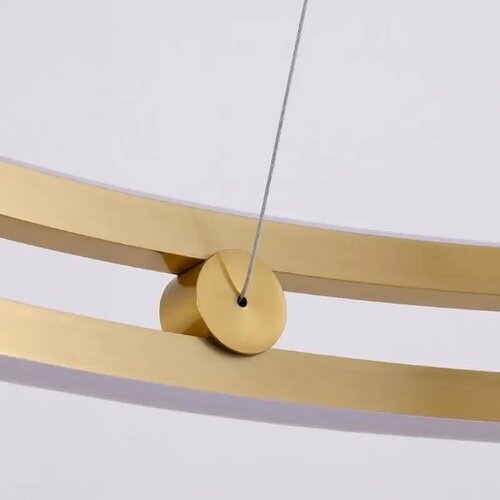 Toolight Viseći luster LHJ015-CP, 60 cm, zlatna Slike