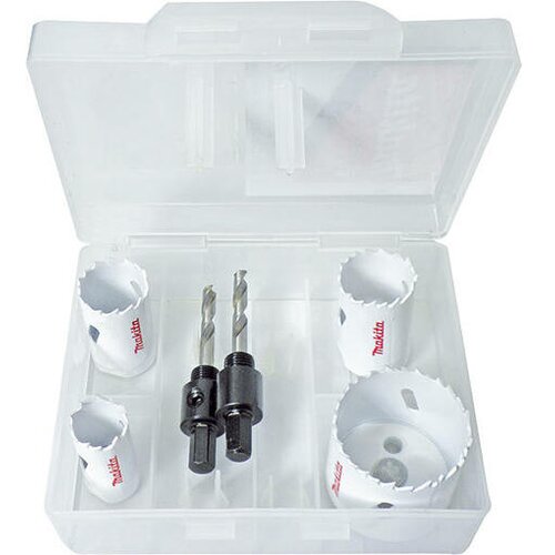 Makita 4-delni set HSS-BiM kronskih žag z adapterjem D-33657-10 Slike