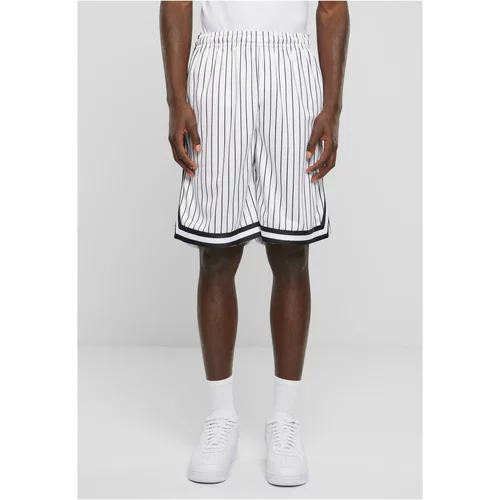 UC Men Striped Mesh Shorts - White/Black