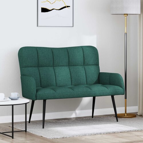 SOFA za dvije osobe Tamnozelena 115 x 61 x 87 cm Tkanina Cene
