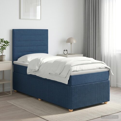  Boxspring krevet s madracem Plava 80 x 200 cm Tkanina Cijene