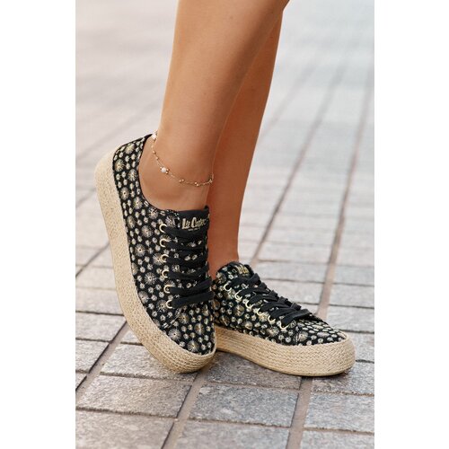Lee Cooper Patterned Women's Platform Sneakers With Braiding Cene