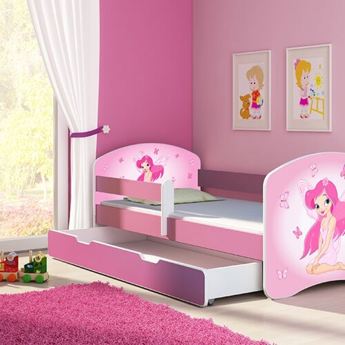 ACMA krevet za decu Pink sa fiokom 140x70 2 ACMKR170X70FO Slike