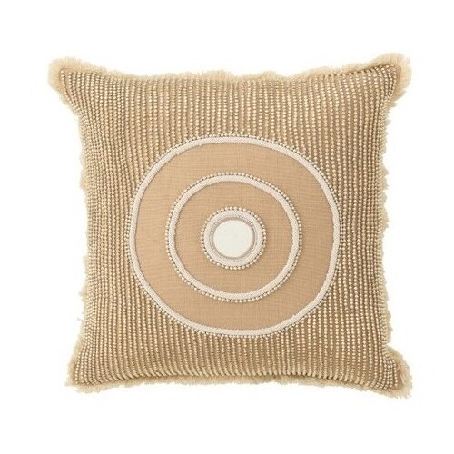 J-Line COUSSIN CERCLE IBIZ CO BLA/BEI (49.5x49.5x4cm) Bež Cijene