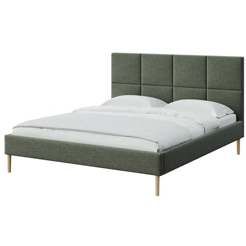 MESONICA Zeleni tapecirani bračni krevet s podnicom 180x200 cm Alano – Cijene