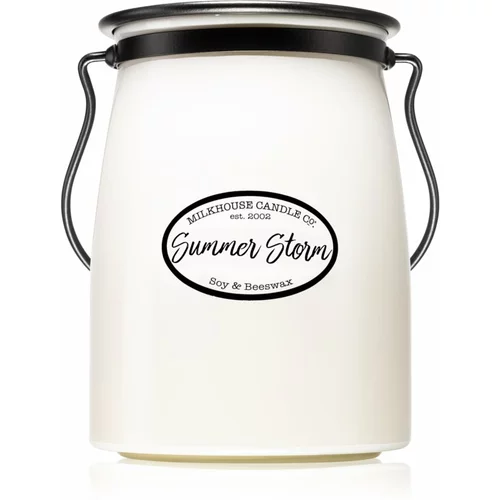Milkhouse Candle Co. Creamery Summer Storm dišeča sveča Butter Jar 624 g